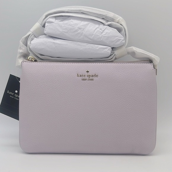 kate spade Handbags - Kate Spade Leila triple gusset crossbody - lilac moon NWT